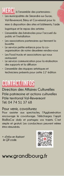 Printemps des ARts 2026 consignes
