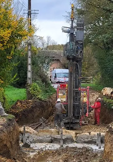 Pont de la morte micro pieux