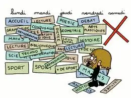 dessin groupe de travail