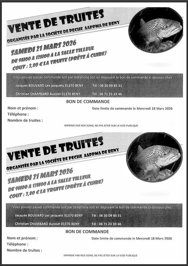 Peche Truites 2026